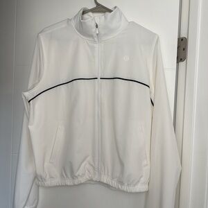 Lululemon Athletica Court rival white tennis Jacket